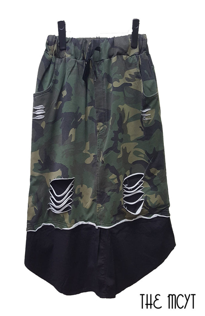 Callie Camou Skirt