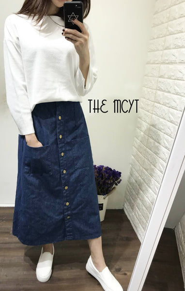 THE MCYT - Jayne Plain Long Sleeve Top