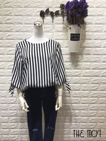 THE MCYT - Sofi Stripe Long Sleeve Top