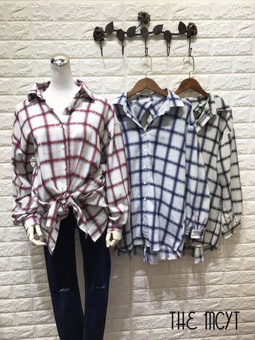 THE MCYT - Zoe Checkered Shirt