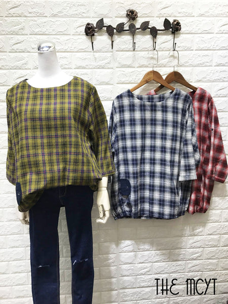 THE MCYT - Lina Checkered Top