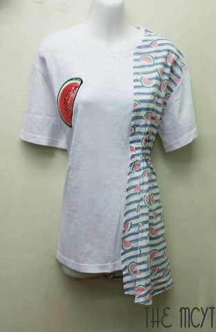 Charlie Watermelon Print Long Top